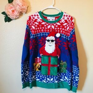 Jolly Sweater- Chunky Santa Ugly/ Cute Sweater